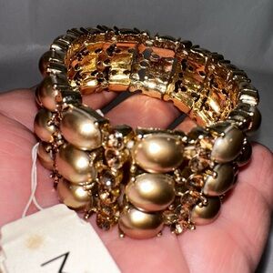 Vintage Gold stretchy Bracelet by Monet